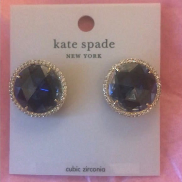 SOLD - Kate Spade New York Blue She Has Spark Ear - Picture 3 of 6